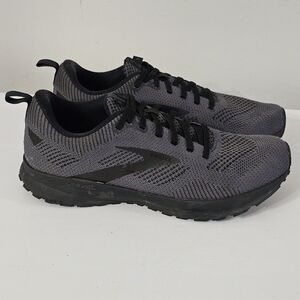 Brooks Revel 5 Mens 10.5 Medium (5) D  Charcoal Athletic Sneakers